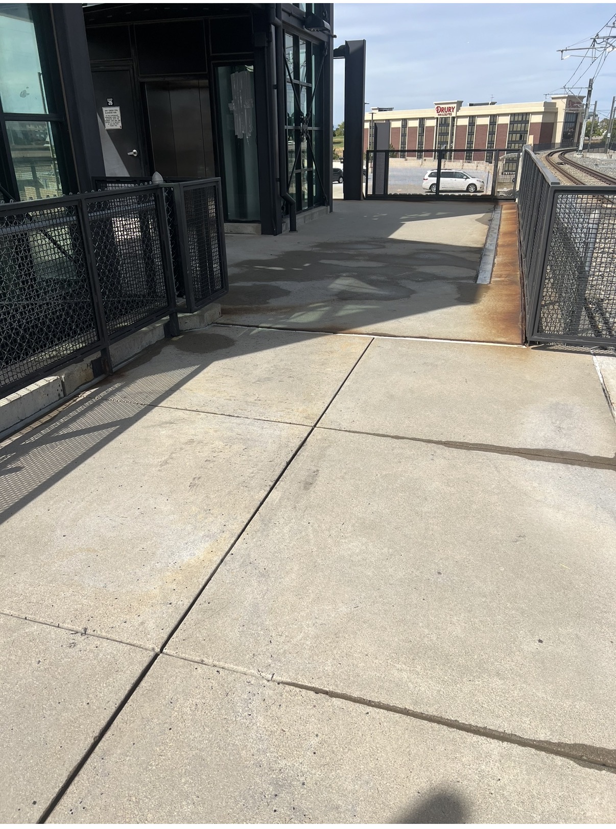 Clean white wall after washing